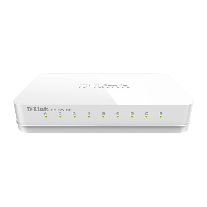 D-Link GO-SW-8G Switch de 8 puertos Gigabit D-Link GO-SW-8G Switch de 8 puertos Gigabit