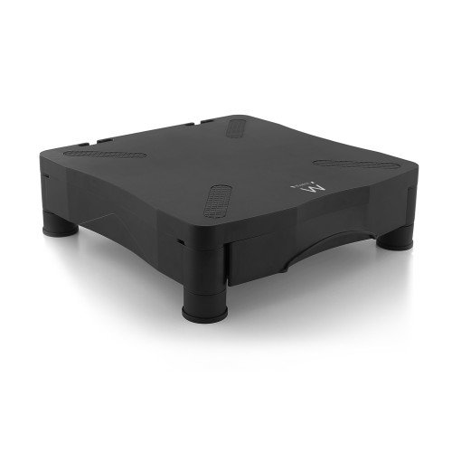 Ewent EW1280 Elevador de Monitor con Cajón Negro