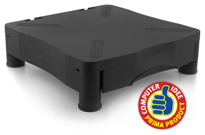 Ewent EW1280 Elevador de Monitor con Cajón Negro
