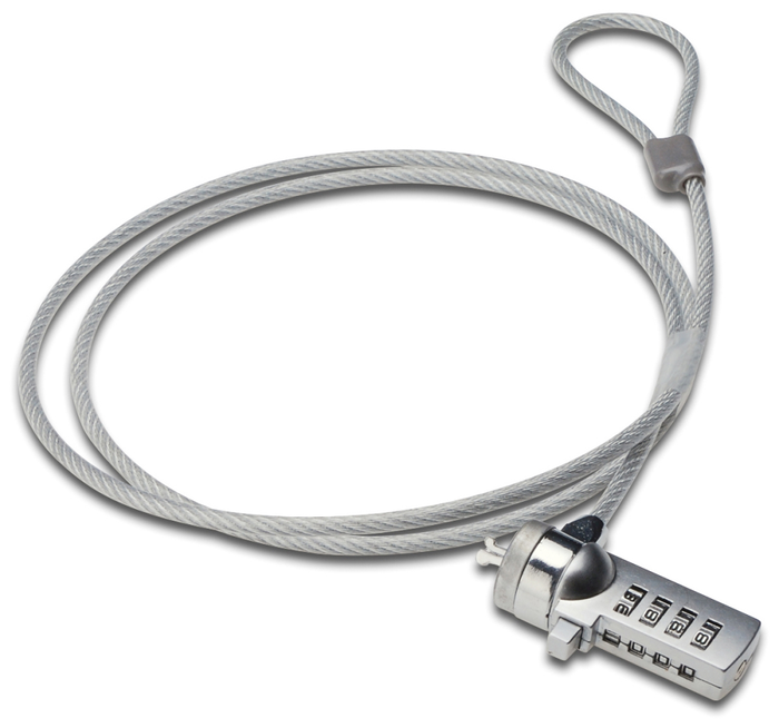 Ewent Candado de Seguridad para Portátil EW1241 con Combinación, 1,5 m, Plata Ewent Candado de Seguridad para Portátil EW1241 con Combinación, 1,5 m, Plata