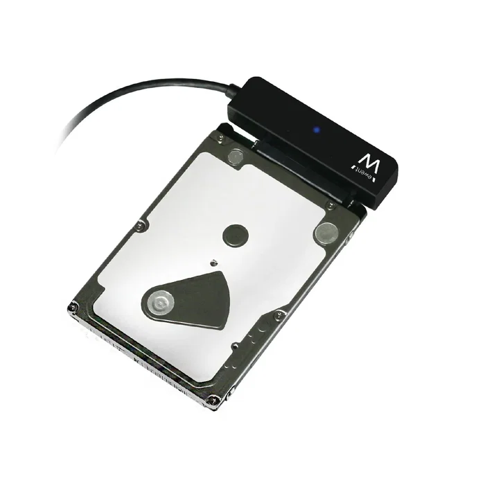 Ewent EW7017 Adaptador USB 3.1 a SATA para Disco Duro HDD SSD 2.5" Externo Alta Velocidad Compatible UASP