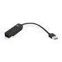 Ewent EW7017 Adaptador USB 3.1 a SATA para Disco Duro HDD SSD 2.5" Externo Alta Velocidad Compatible UASP