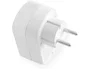 EWENT Cargador de Pared EW1211 con 2 Puertos USB 3.1A y Toma de Corriente, Blanco