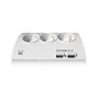 Ewent EW3935 Regleta de Escritorio con 5 Tomas y 2 Puertos USB Blanco