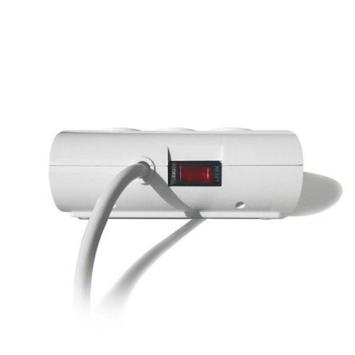Ewent EW3935 Regleta de Escritorio con 5 Tomas y 2 Puertos USB Blanco