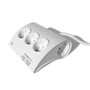 Ewent EW3935 Regleta de Escritorio con 5 Tomas y 2 Puertos USB Blanco