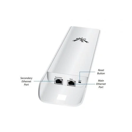 Ubiquiti NanoStation LocoM2 LOCOM2 - Antena exterior 2.4 GHz MIMO 8 dBi 150 Mbps