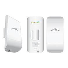 Ubiquiti NanoStation Loco M2 (NSL-M2) - CPE Exterior Wi-Fi 2.4 GHz 802.11b/g/n, 150 Mbps, 8 dBi, PoE Incluido, AirOS