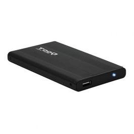 Tooq TQE-2510B Caja Externa para Disco Duro de 2.5" USB 2.0 Negro Aluminio