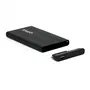 Tooq TQE-2510B Caja Externa para Disco Duro de 2.5" USB 2.0 Negro Aluminio