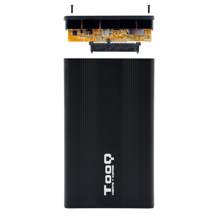 Tooq Caja HDD 2.5 SATA a USB 2.0 TQE-2510B Negra