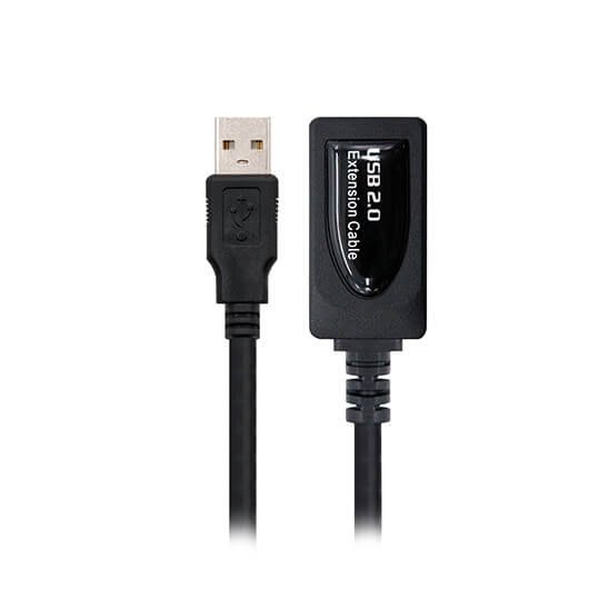 Nanocable Cable USB 2.0 Prolongador con Amplificador, 5m, Negro Nanocable Cable USB 2.0 Prolongador con Amplificador, 5m, Negro