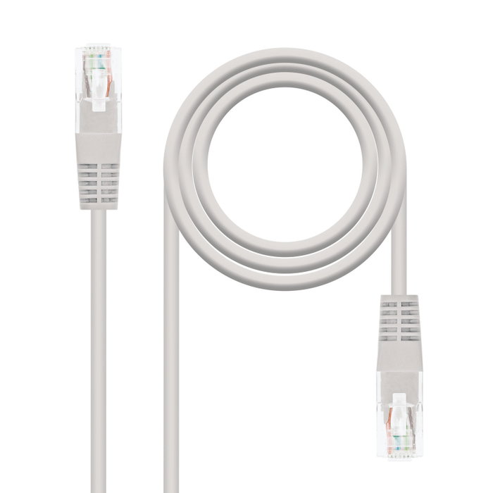 Nanocable Cable de Red RJ45 Cat6e UTP AWG24 2m Gris Nanocable Cable de Red RJ45 Cat6e UTP AWG24 2m Gris