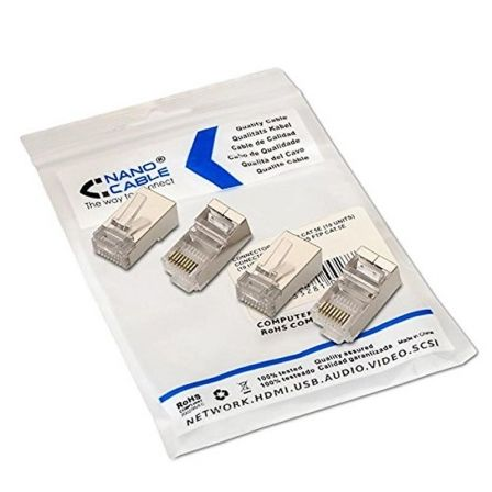 Nanocable Conector RJ45 10.21.0103 Cat.5e FTP 10 uds Nanocable Conector RJ45 10.21.0103 Cat.5e FTP 10 uds