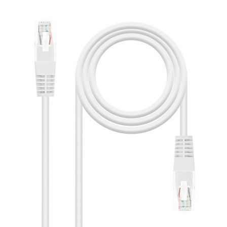 Nano Cable 10.20.0400-W Cable de Red RJ45 UTP Cat.6, 50cm, Blanco