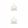 Nanocable Cable de Red RJ45 UTP Cat.6 AWG24 0.5m Blanco