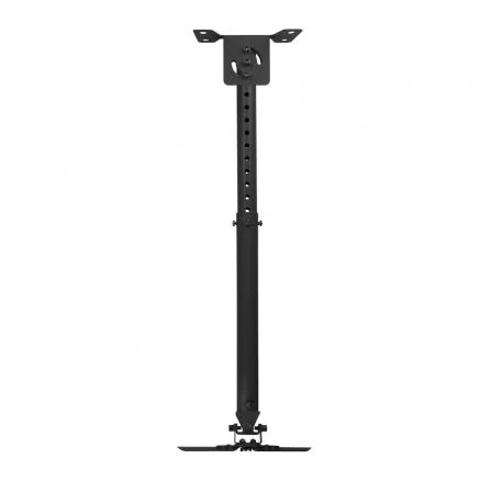 Tooq PJ3030TN-B Soporte de Techo para Proyector, Inclinable Giratorio Nivelable, hasta 20 kg, Negro