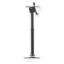 Tooq PJ3030TN-B Soporte de Techo para Proyector, Inclinable Giratorio Nivelable, hasta 20 kg, Negro