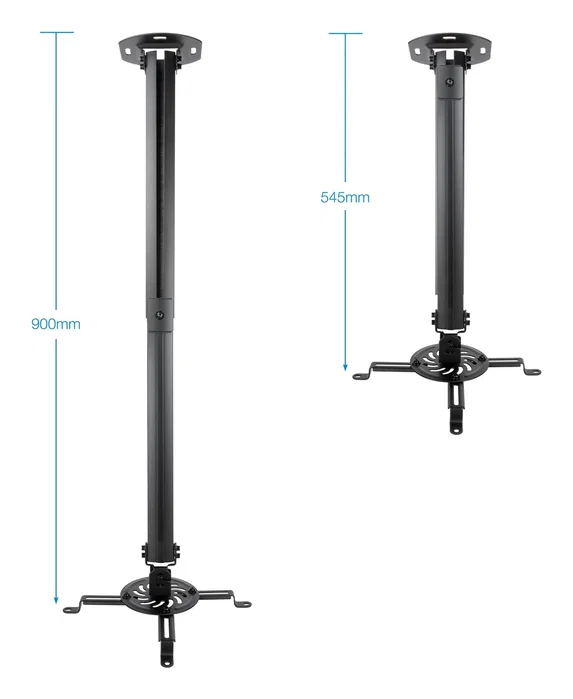 Tooq Soporte de Techo para Proyector PJ3030TN-B Negro
