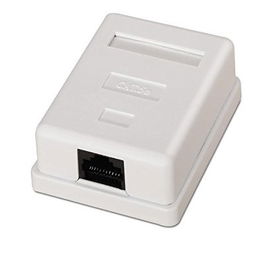 Nano Cable Roseta de Superficie CAT6 1 Toma RJ45 Blanco 10.21.1501
