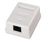 Nano Cable Roseta de Superficie CAT6 1 Toma RJ45 Blanco 10.21.1501
