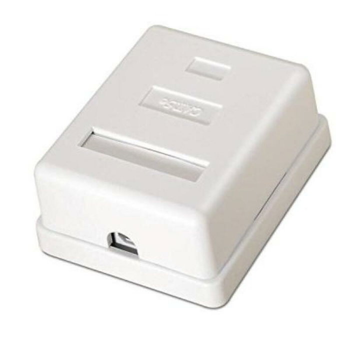 Nanocable Roseta de Superficie RJ45 CAT.6 UTP 1 Toma Blanco Nanocable Roseta de Superficie RJ45 CAT.6 UTP 1 Toma Blanco