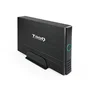 TooQ Caja Externa para Disco Duro HDD 3.5" SATA/IDE USB 2.0 TQE-3520B - Color Negro con Soporte y Acabados en Aluminio
