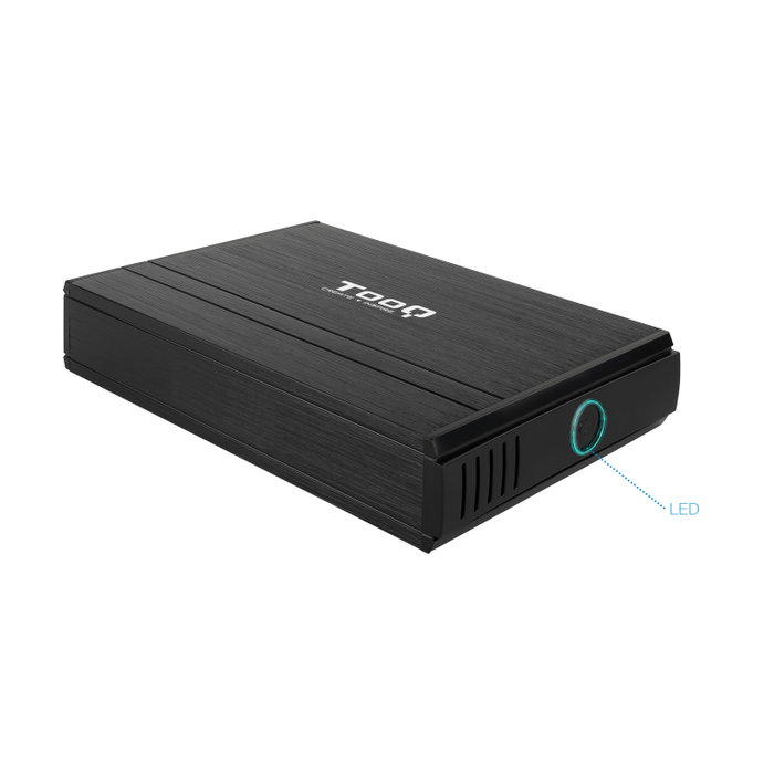 Tooq TQE-3520B Caja Externa para HDD 3.5 IDE/SATA USB 2.0 Negro Tooq TQE-3520B Caja Externa para HDD 3.5 IDE/SATA USB 2.0 Negro