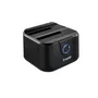 Tooq Docking Station TQDS-802B para Discos SATA 2,5/3,5 con Clonación USB 3.0