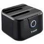 Tooq Docking Station TQDS-802B para Discos Duros HDD/SSD 2.5/3.5, 8TB Capacidad Total, USB 3.0/3.1 Gen 1, Clonación, Plug & Play, Blanco