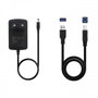 Tooq Docking Station TQDS-802B para Discos SATA 2,5/3,5 con Clonación USB 3.0