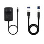 TOOQ Docking Station TQDS-802BW para discos duros SATA 2.5/3.5 y USB 3.0