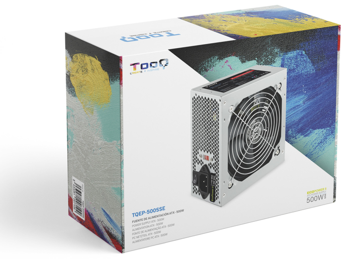 TOOQ Fuente de Alimentación EcoPower II TQEP-500SSE 500W Plata