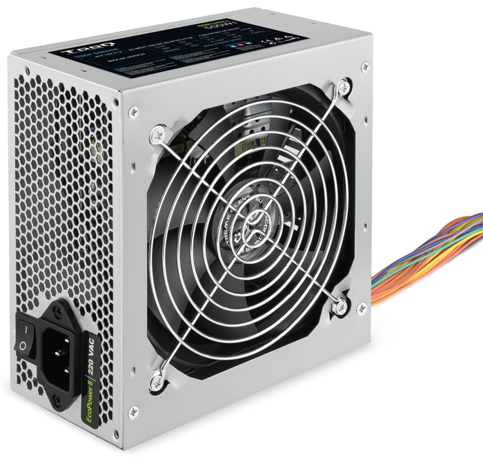 TOOQ Fuente de Alimentación EcoPower II TQEP-500SSE 500W Plata
