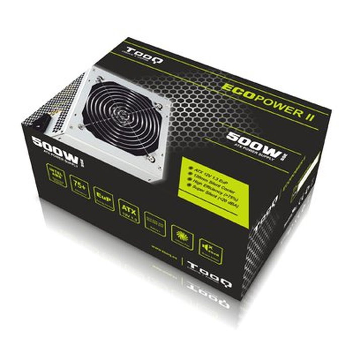 TOOQ Fuente de Alimentación EcoPower II TQEP-500SSE 500W Plata