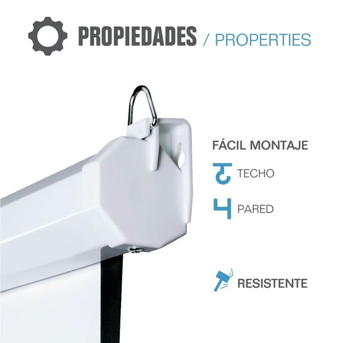 Pantalla Eléctrica Panorámica iggual PSIPS184 Pantalla Eléctrica Panorámica iggual PSIPS184