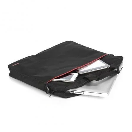 Monray Maletín Enterprise para Portátiles hasta 15.6" Negro/Rojo