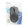 NGS Black Mist Ratón Óptico 800 DPI 3 Botones para Oficina USB Alámbrico Ergonomía Mano Derecha Color Negro