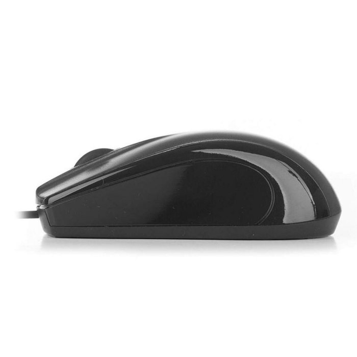 NGS Black Mist Ratón Óptico Negro