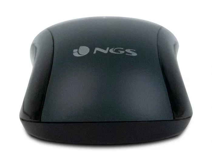 NGS Black Mist Ratón Óptico Negro