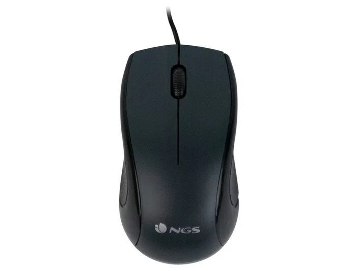 NGS Black Mist Ratón Óptico Negro