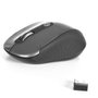 NGS Haze Ratón Óptico Inalámbrico 2.4 GHz 800/1600 DPI Gris