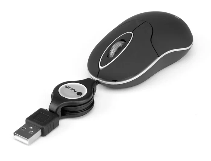 Ngs Ratón SIN USB Negro Óptico 1000 DPI Retráctil 3 Botones Ngs Ratón SIN USB Negro Óptico 1000 DPI Retráctil 3 Botones