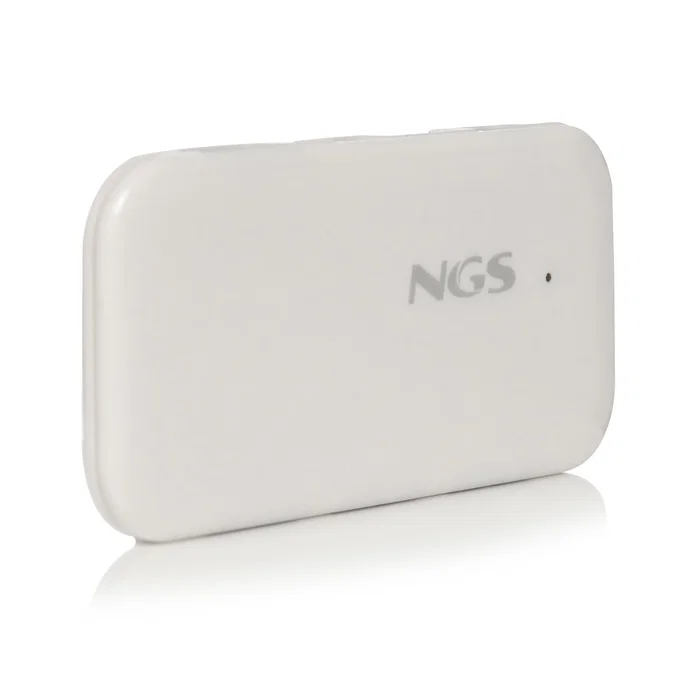 NGS Hub USB NGS-HUB-0032 - Hub de 4 Puertos USB 2.0, 480 Mbps, Tamaño Reducido y Portátil, Color Blanco