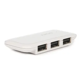 NGS Hub USB NGS-HUB-0032 - Hub de 4 Puertos USB 2.0, 480 Mbps, Tamaño Reducido y Portátil, Color Blanco