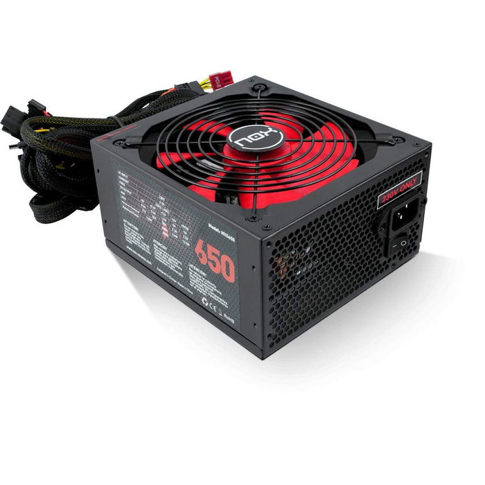 NOX NXS650 650W Negro, Rojo