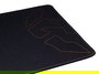 NOX Alfombrilla Gaming Knout Kontrol Negro - Superficie Control para Movimientos Precisos, Base Antideslizante, Bordes Cosidos, 320x270x3 mm