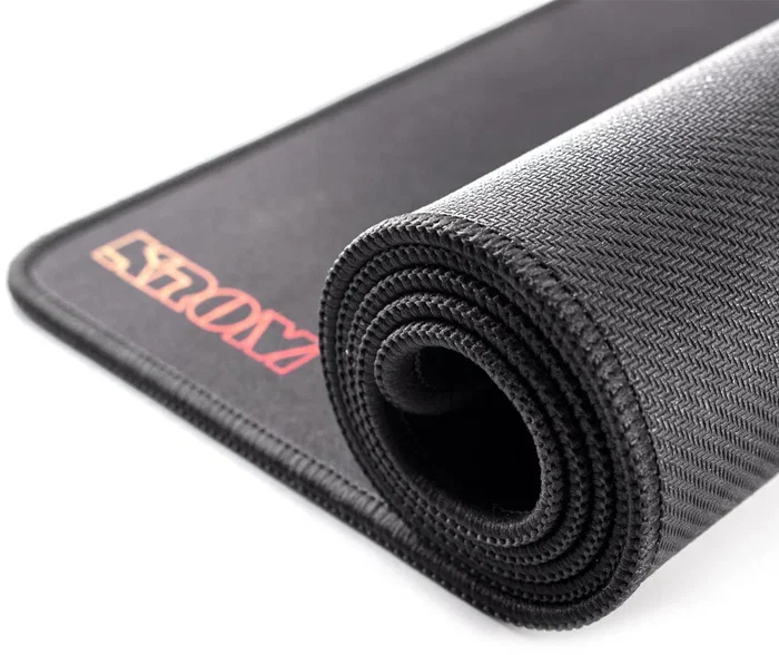 Krom Alfombrilla Gaming Knout XL Extended Extra Grande 900x350mm Tela Negra con Base de Goma