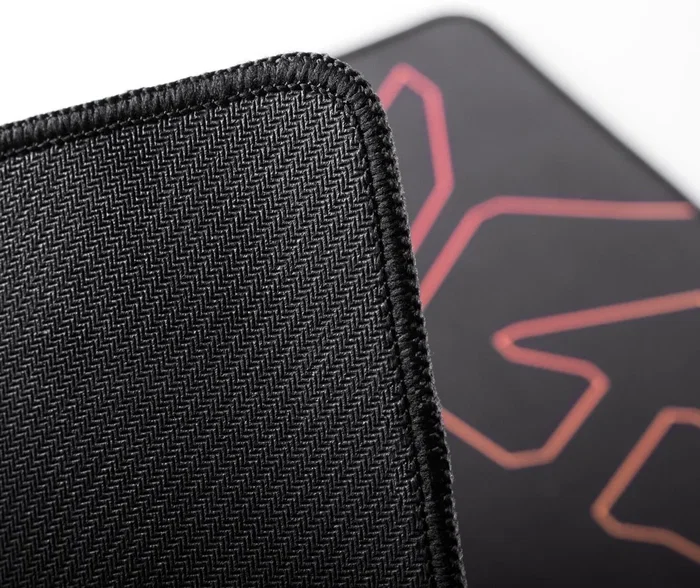 Krom Alfombrilla Gaming Knout XL Extended Extra Grande 900x350mm Tela Negra con Base de Goma