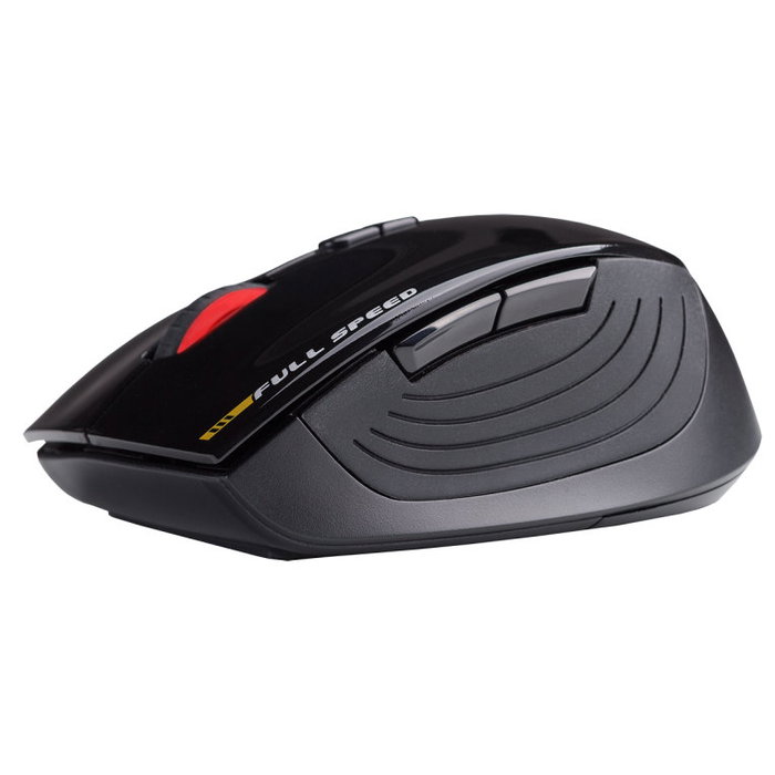 Hiditec Mouse Dendro Ratón Inalámbrico 2000 DPI con Sensor Avago A3000, Botones Omron, 3 Modos (Oficina, Diseño, Gaming), Receptor Nano USB, Modelo MOU010002 - Para Diestros